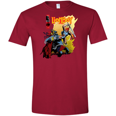 T-Shirts Cardinal Red / S Thunderboy Men's Semi-Fitted Softstyle