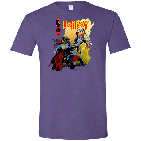 T-Shirts Heather Purple / S Thunderboy Men's Semi-Fitted Softstyle