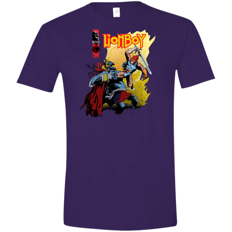 T-Shirts Purple / S Thunderboy Men's Semi-Fitted Softstyle