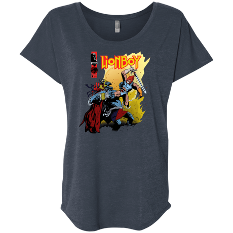 T-Shirts Vintage Navy / X-Small Thunderboy Triblend Dolman Sleeve