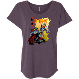 T-Shirts Vintage Purple / X-Small Thunderboy Triblend Dolman Sleeve