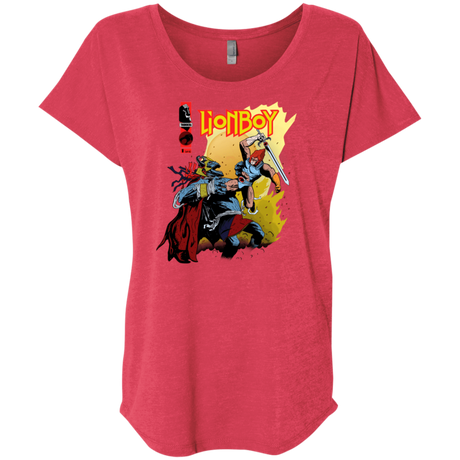 T-Shirts Vintage Red / X-Small Thunderboy Triblend Dolman Sleeve