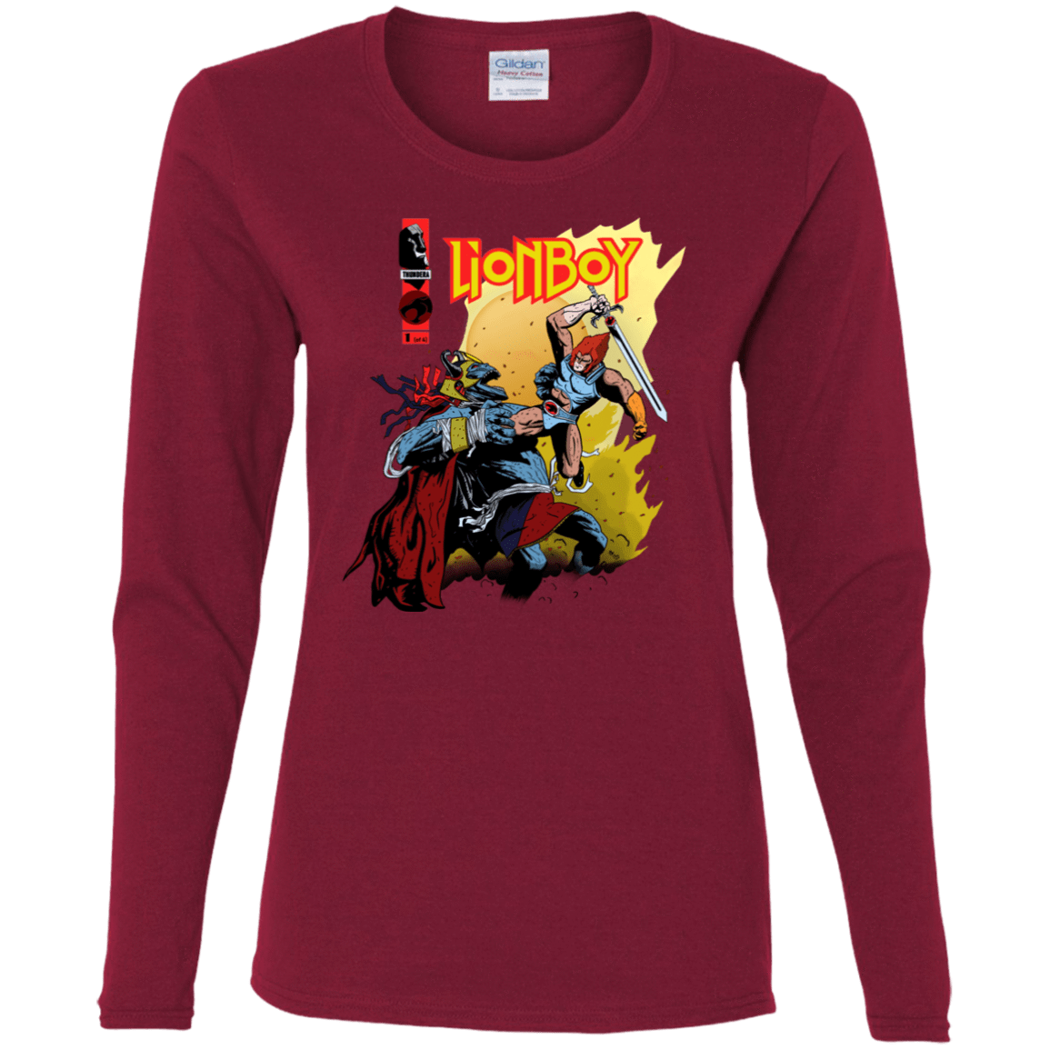 T-Shirts Cardinal / S Thunderboy Women's Long Sleeve T-Shirt