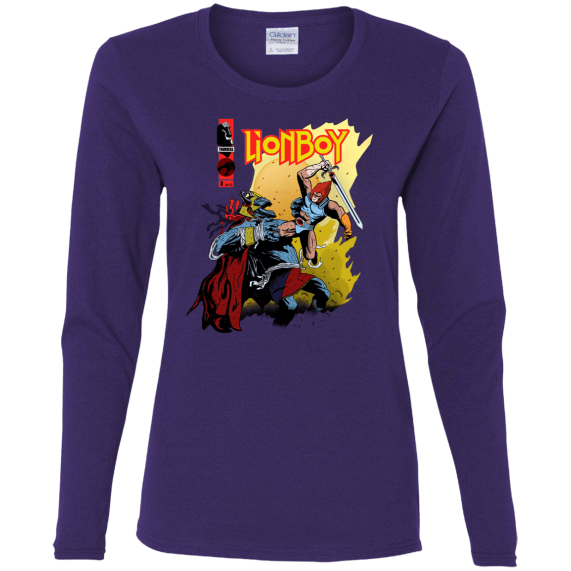 T-Shirts Purple / S Thunderboy Women's Long Sleeve T-Shirt