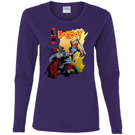 T-Shirts Purple / S Thunderboy Women's Long Sleeve T-Shirt