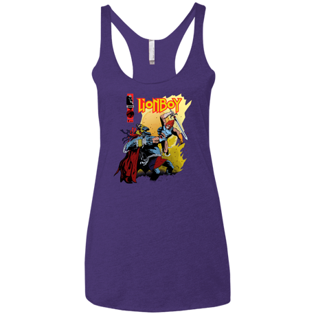 T-Shirts Purple Rush / X-Small Thunderboy Women's Triblend Racerback Tank