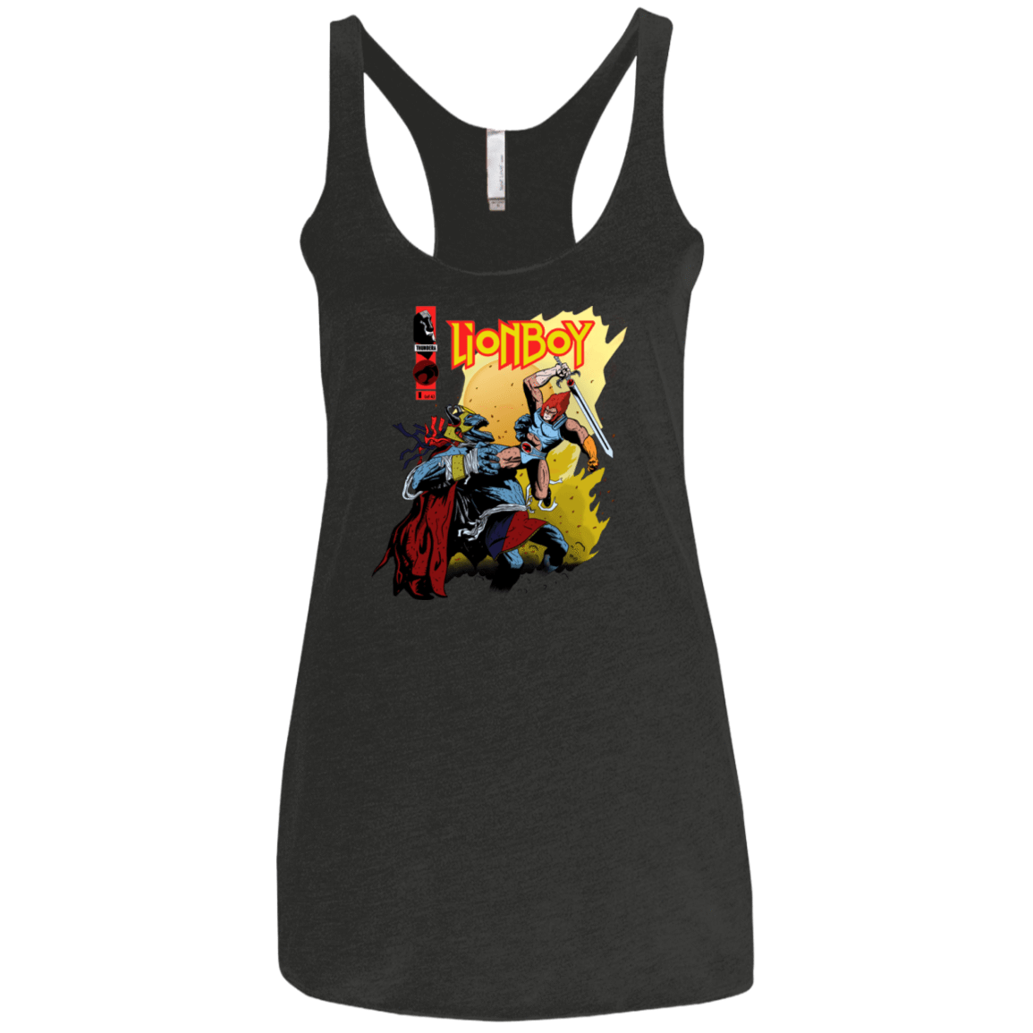 T-Shirts Vintage Black / X-Small Thunderboy Women's Triblend Racerback Tank