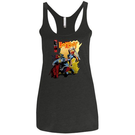 T-Shirts Vintage Black / X-Small Thunderboy Women's Triblend Racerback Tank