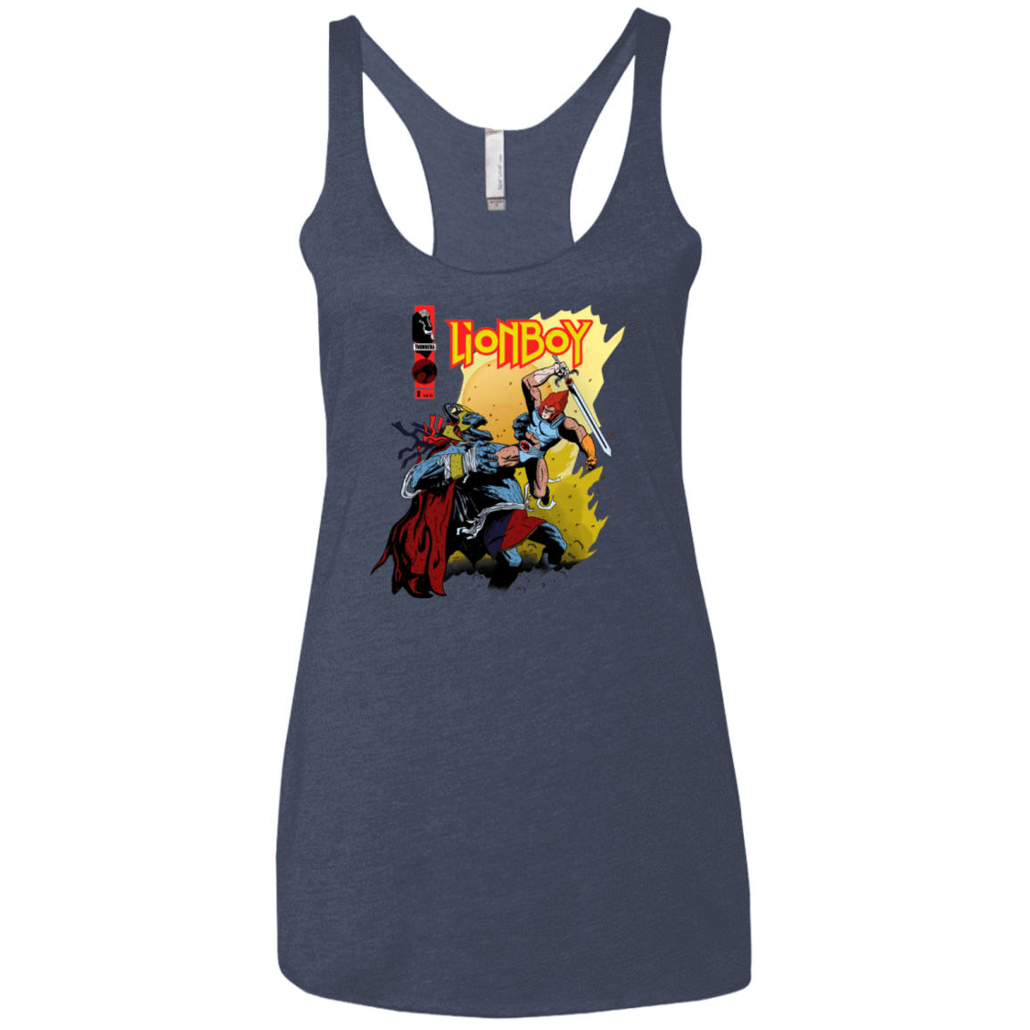 T-Shirts Vintage Navy / X-Small Thunderboy Women's Triblend Racerback Tank