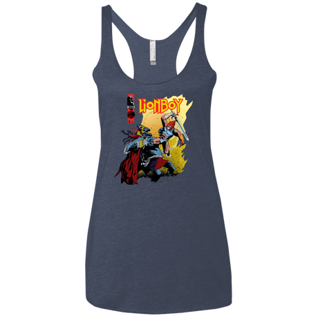 T-Shirts Vintage Navy / X-Small Thunderboy Women's Triblend Racerback Tank