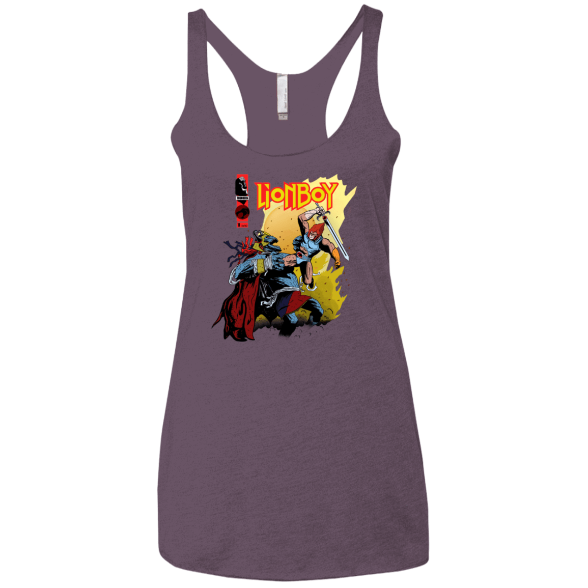 T-Shirts Vintage Purple / X-Small Thunderboy Women's Triblend Racerback Tank