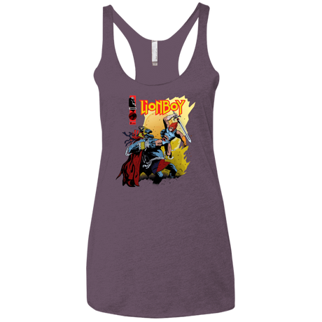 T-Shirts Vintage Purple / X-Small Thunderboy Women's Triblend Racerback Tank