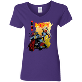 T-Shirts Purple / S Thunderboy Women's V-Neck T-Shirt