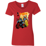 T-Shirts Red / S Thunderboy Women's V-Neck T-Shirt