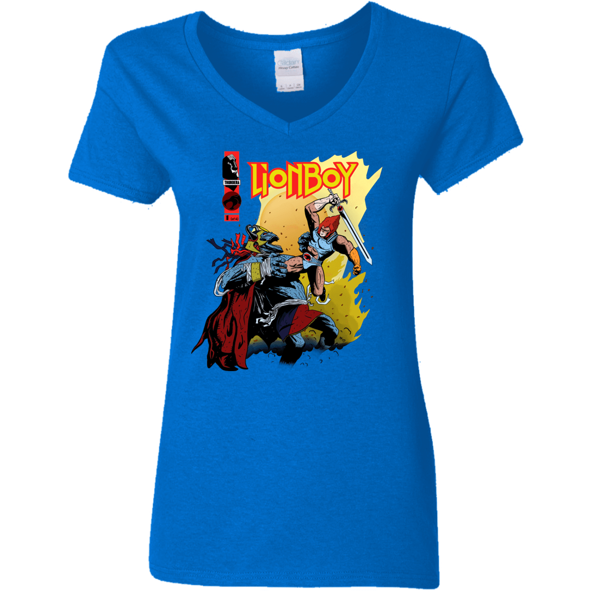 T-Shirts Royal / S Thunderboy Women's V-Neck T-Shirt