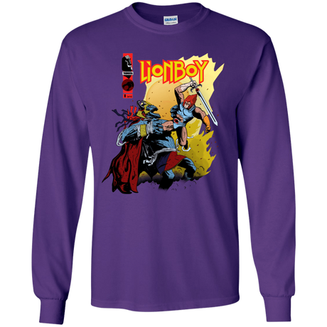 T-Shirts Purple / YS Thunderboy Youth Long Sleeve T-Shirt