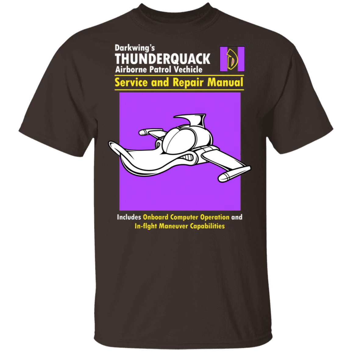 T-Shirts Dark Chocolate / S Thunderquack Manual T-Shirt