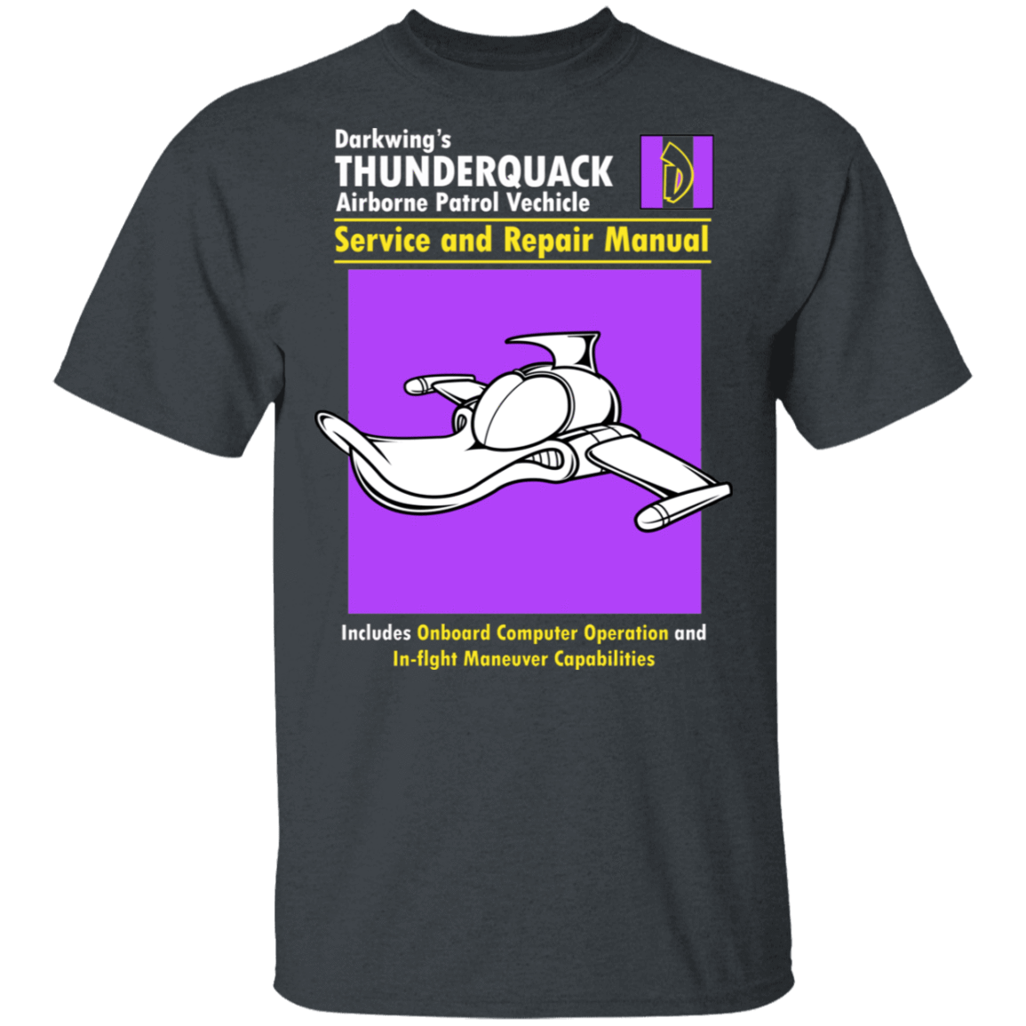 T-Shirts Dark Heather / S Thunderquack Manual T-Shirt