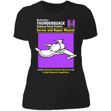 T-Shirts Black / X-Small Thunderquack Manual Women's Premium T-Shirt