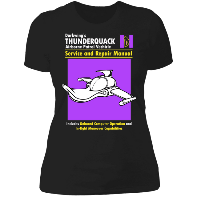 T-Shirts Black / X-Small Thunderquack Manual Women's Premium T-Shirt