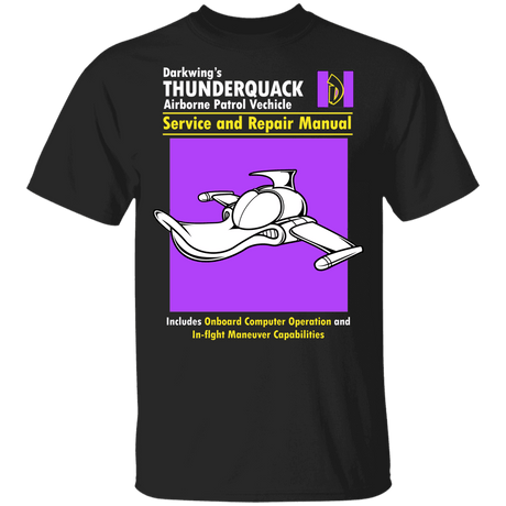 T-Shirts Black / YXS Thunderquack Manual Youth T-Shirt