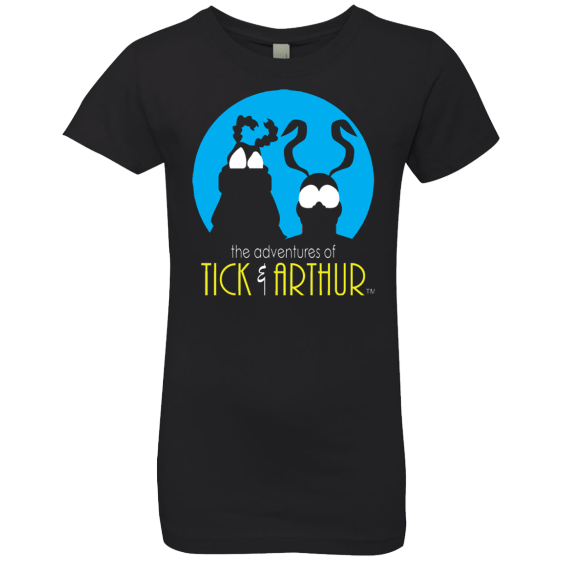 T-Shirts Black / YXS Tick and Arthur Girls Premium T-Shirt