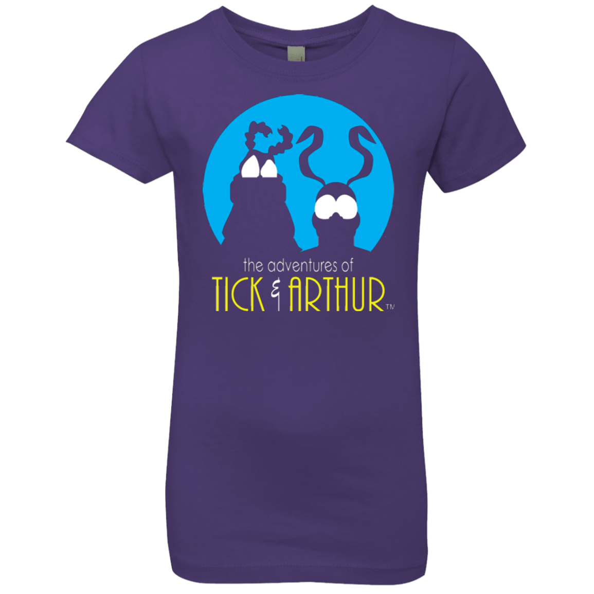 T-Shirts Purple Rush / YXS Tick and Arthur Girls Premium T-Shirt