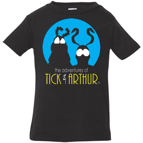 T-Shirts Black / 6 Months Tick and Arthur Infant Premium T-Shirt