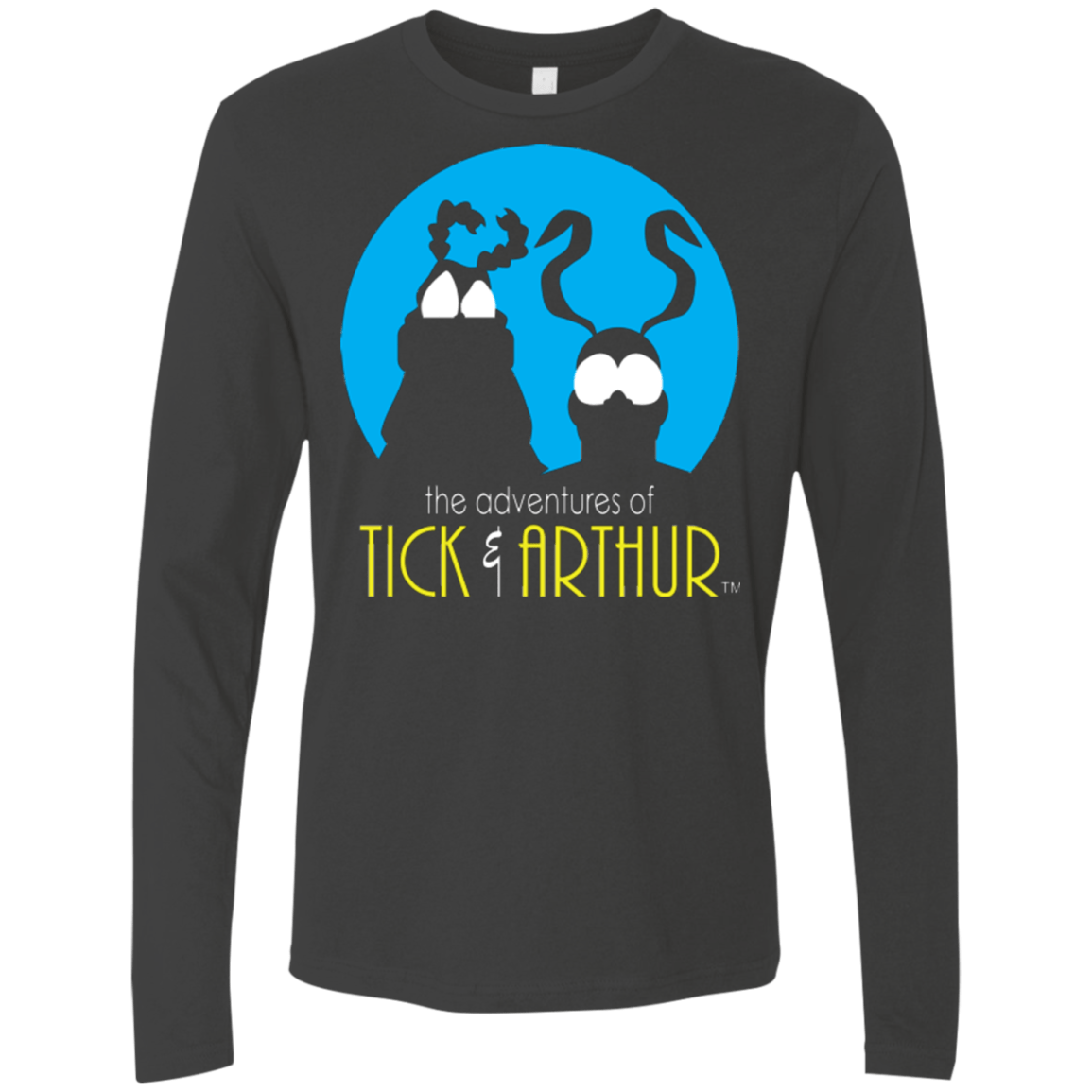 T-Shirts Heavy Metal / Small Tick and Arthur Men's Premium Long Sleeve