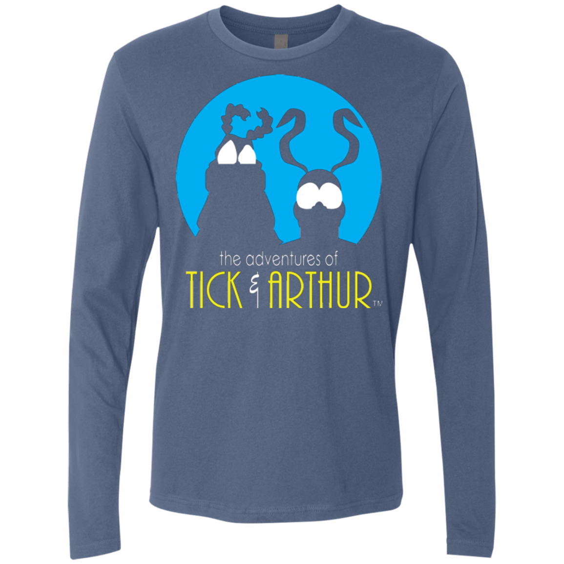 T-Shirts Indigo / Small Tick and Arthur Men's Premium Long Sleeve