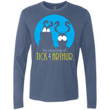 T-Shirts Indigo / Small Tick and Arthur Men's Premium Long Sleeve