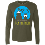 T-Shirts Military Green / Small Tick and Arthur Men's Premium Long Sleeve