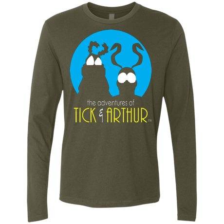 T-Shirts Military Green / Small Tick and Arthur Men's Premium Long Sleeve