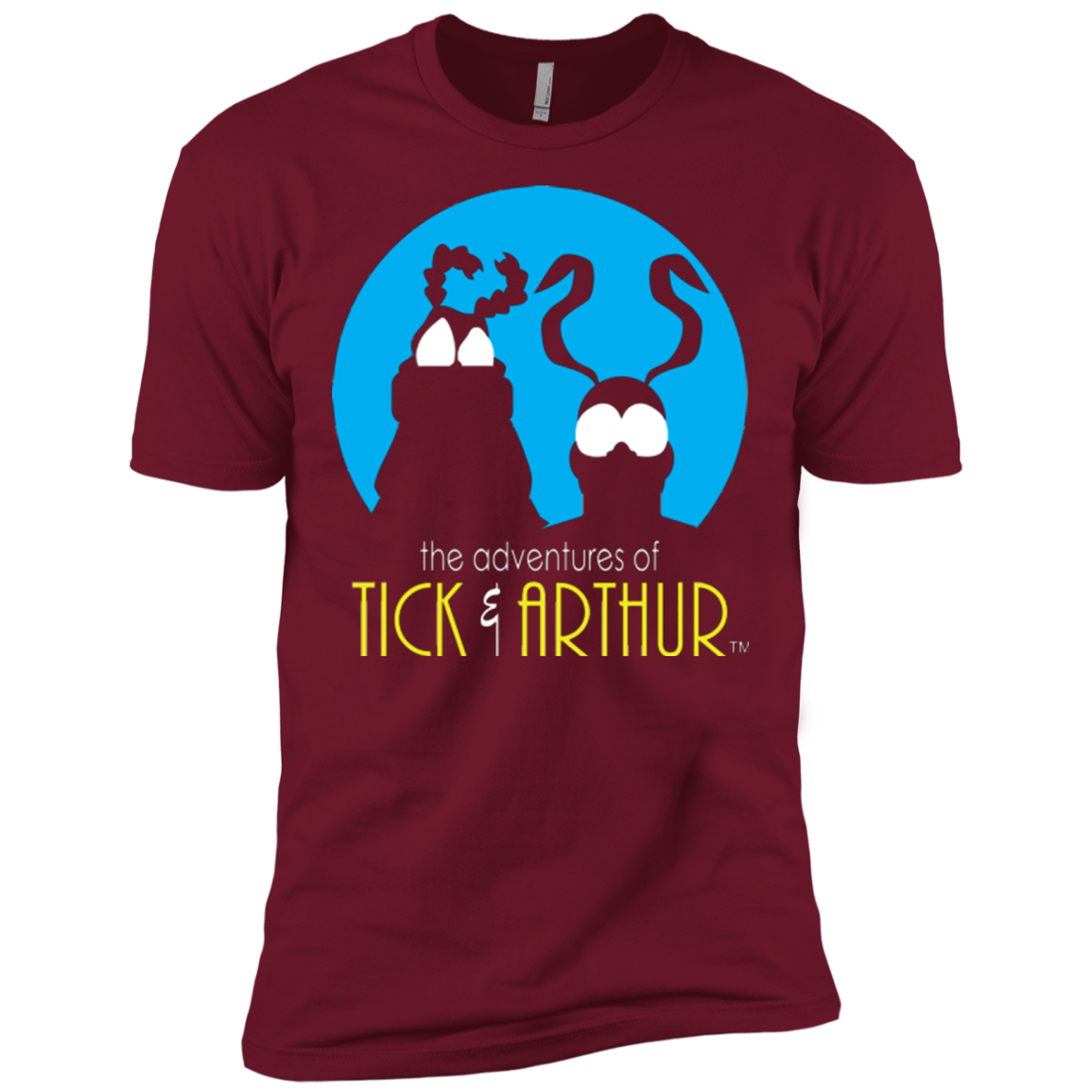 T-Shirts Cardinal / X-Small Tick and Arthur Men's Premium T-Shirt