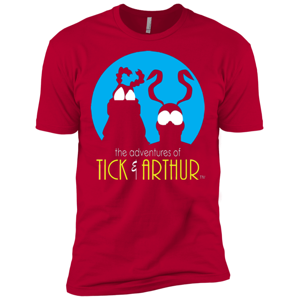 T-Shirts Red / X-Small Tick and Arthur Men's Premium T-Shirt