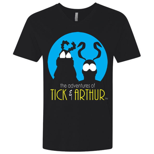 T-Shirts Black / X-Small Tick and Arthur Men's Premium V-Neck