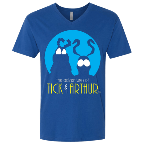 T-Shirts Royal / X-Small Tick and Arthur Men's Premium V-Neck