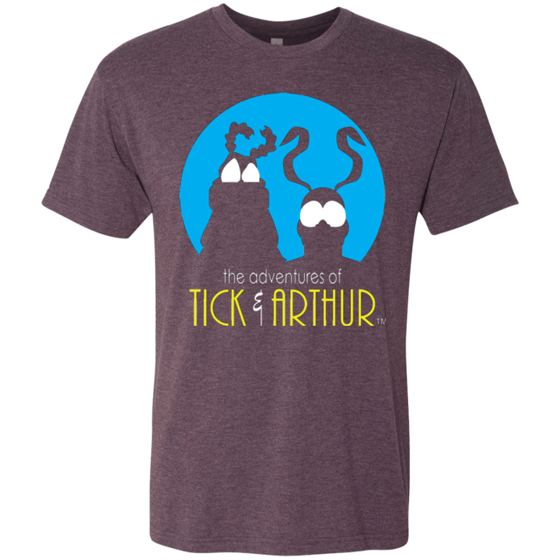 T-Shirts Vintage Purple / Small Tick and Arthur Men's Triblend T-Shirt