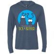 T-Shirts Indigo / X-Small Tick and Arthur Triblend Long Sleeve Hoodie Tee