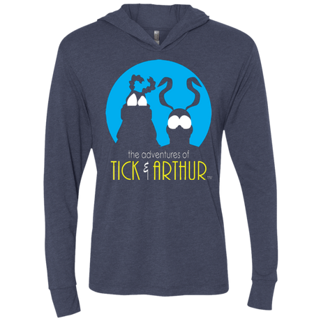 T-Shirts Vintage Navy / X-Small Tick and Arthur Triblend Long Sleeve Hoodie Tee