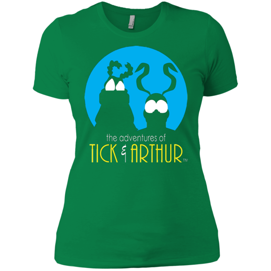 T-Shirts Kelly Green / X-Small Tick and Arthur Women's Premium T-Shirt