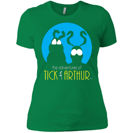 T-Shirts Kelly Green / X-Small Tick and Arthur Women's Premium T-Shirt