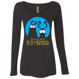 T-Shirts Vintage Black / Small Tick and Arthur Women's Triblend Long Sleeve Shirt