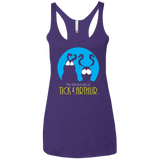 T-Shirts Purple / X-Small Tick and Arthur Women's Triblend Racerback Tank