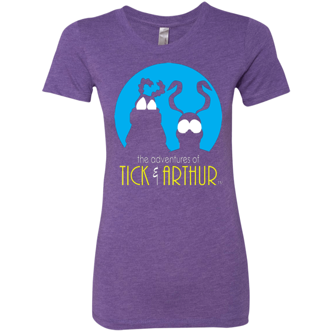 T-Shirts Purple Rush / Small Tick and Arthur Women's Triblend T-Shirt