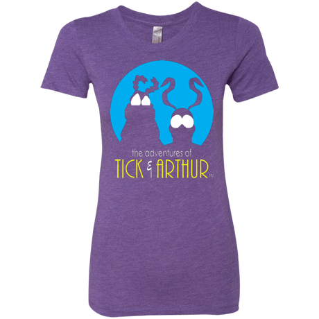 T-Shirts Purple Rush / Small Tick and Arthur Women's Triblend T-Shirt