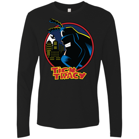 T-Shirts Black / Small Tick Tracy Men's Premium Long Sleeve
