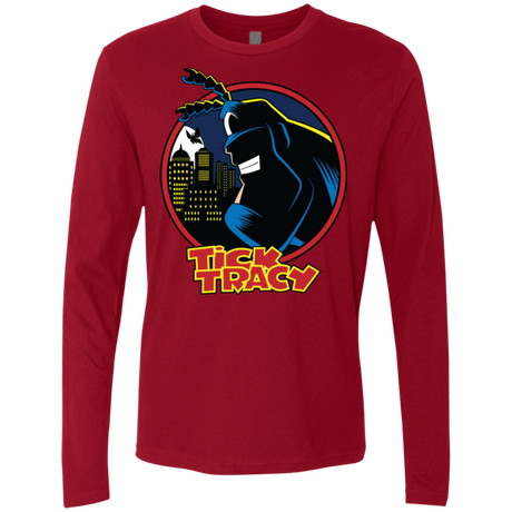 T-Shirts Cardinal / Small Tick Tracy Men's Premium Long Sleeve