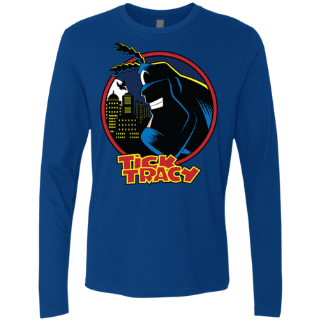 T-Shirts Royal / Small Tick Tracy Men's Premium Long Sleeve