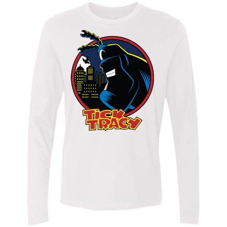 T-Shirts White / Small Tick Tracy Men's Premium Long Sleeve